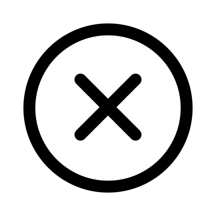 See more icon inspiration related to cancel, error, forbidden, letter x, prohibition, shapes and signs on Flaticon.