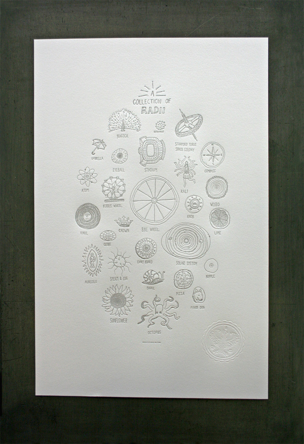 poster : a collection of radii : studio on fire #illustration #poster #peacock #radii
