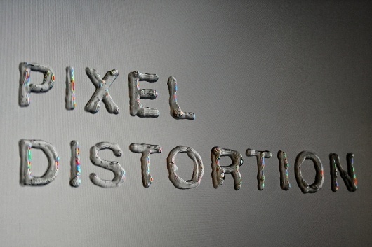 Pixel distortion #digital #liquid #typography