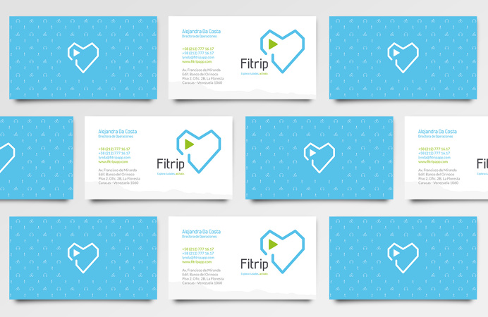 Fitrip App — #branding #logo #mobile #app #fitness #travel #city #venezuela #startup #simple #minimal #minima #studio #minimalism #brand #