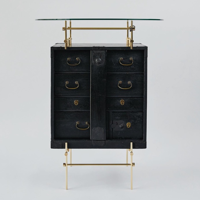 Bar-Lock Chest Table by Royusuke Harashima