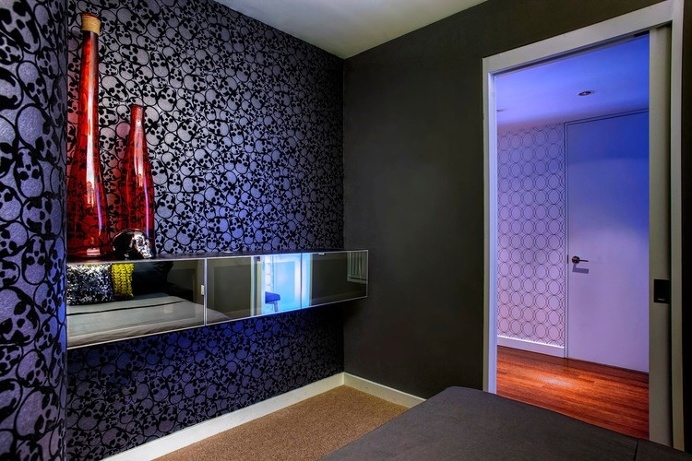apartment, interior design, guest bedroom