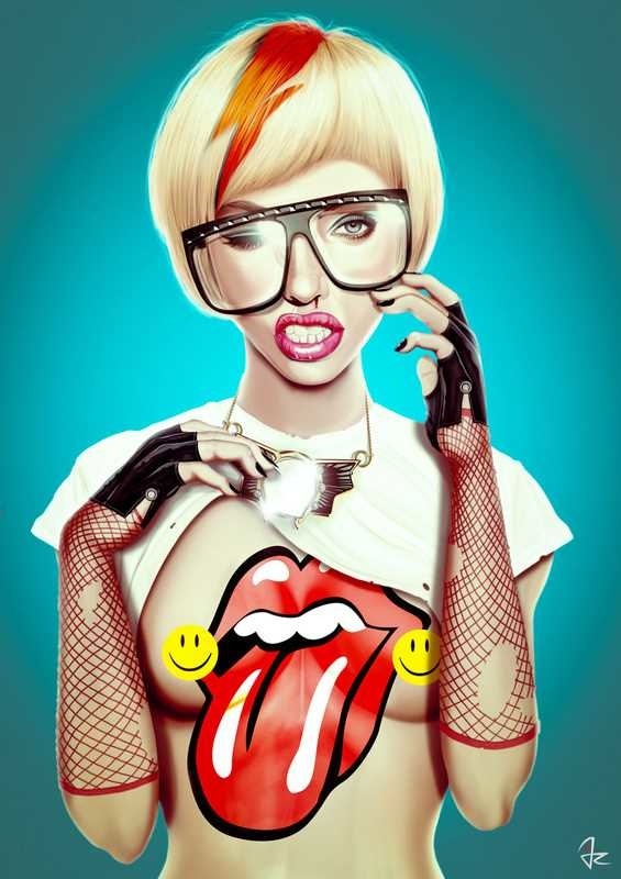 Tablet Digital Portraits by Giulio Rossi