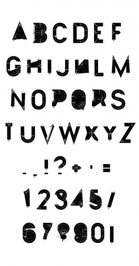 TYPE / DECONSTRUCT on the Behance Network #type #deconstruction #grid