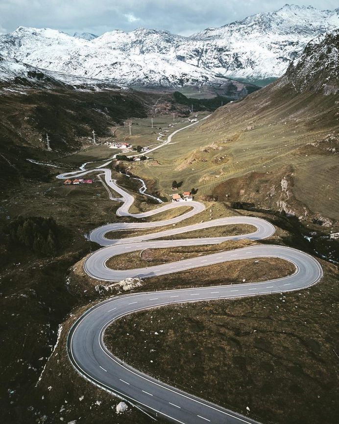 #instaroads: Stunning Drone Photos of Roads by Fabian Frost