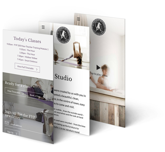 Freestyle Yoga Project responsive website design and development, by Redspa http://redspa.uk