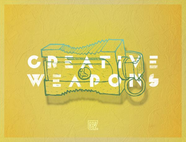 Creative Weapons on behance #boom #grzunov #illustration #grenade #type #pencil