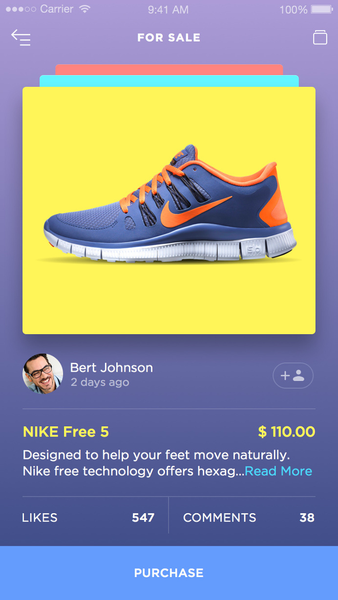 SneakerUI by Daniel Klopper