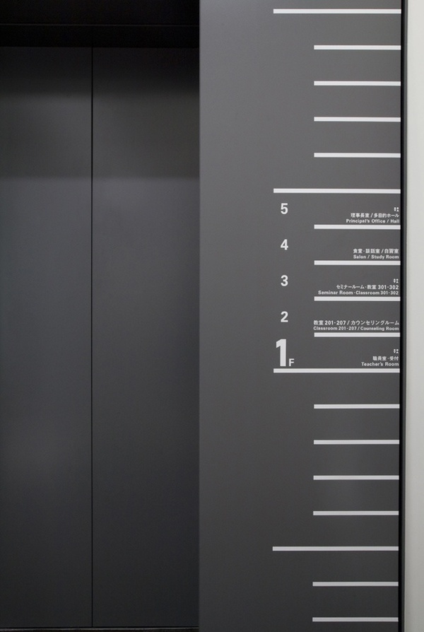 Scale black and white wayfinding. #scale #white #black #wayfinding