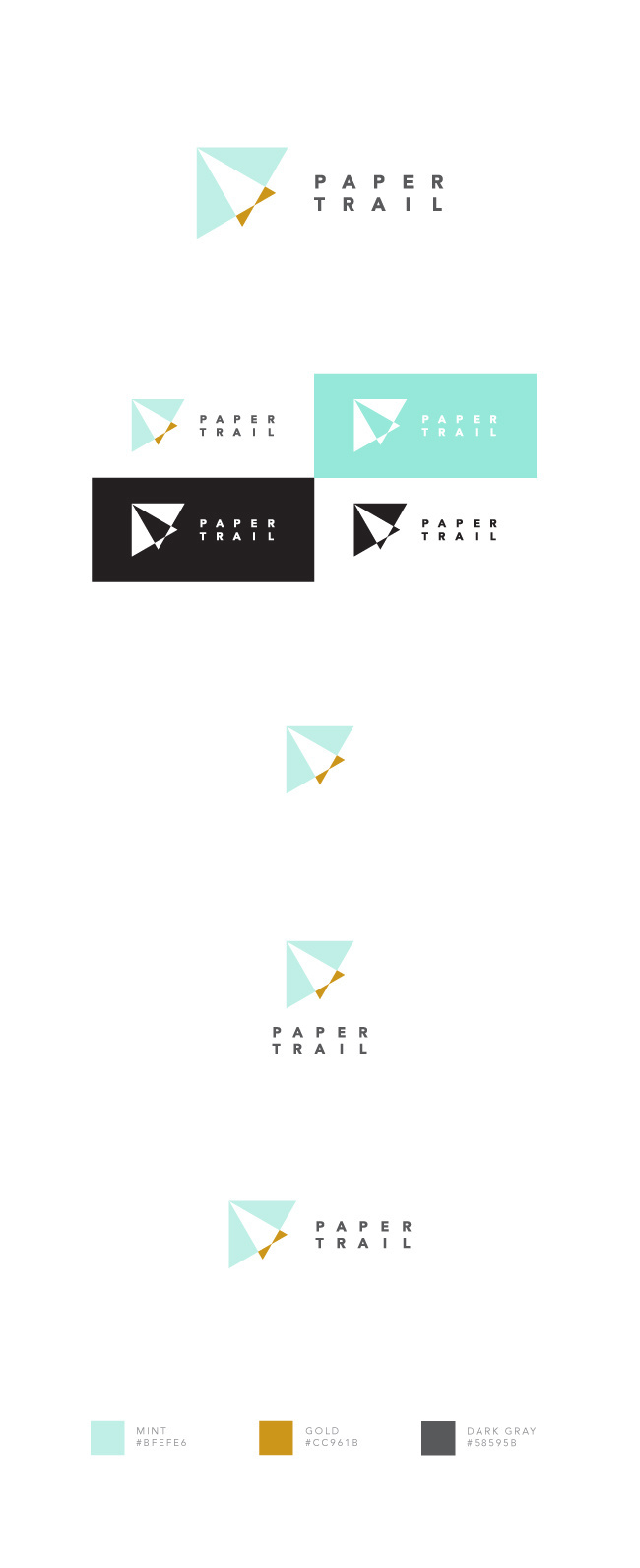 Paper Trail logo #branding #identity