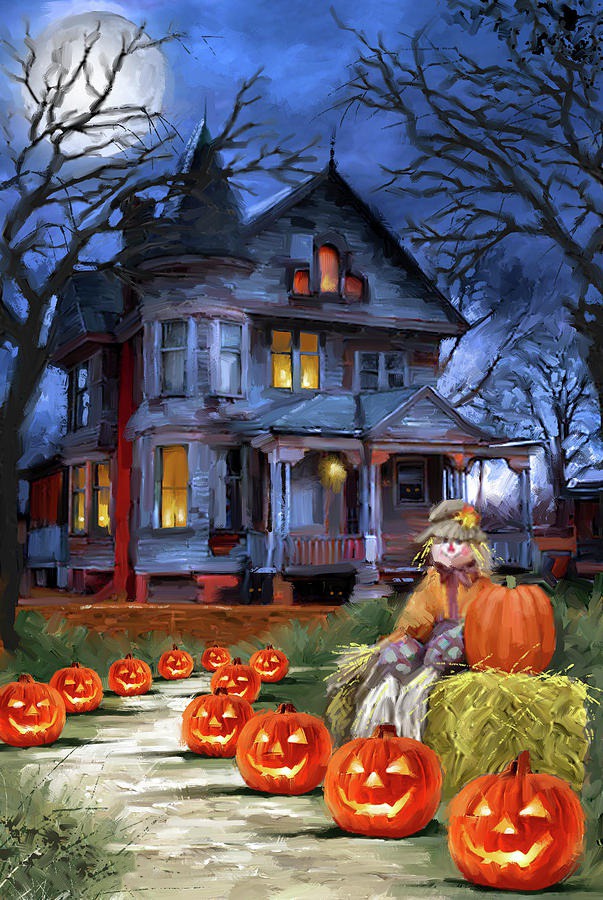 beginner easy halloween paintings & paint by numbers #painting