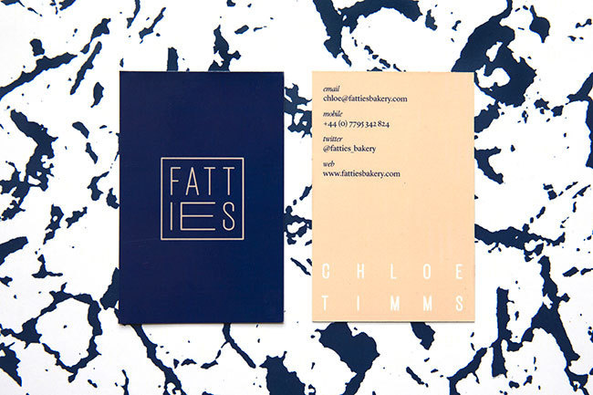 Fatties Bakery identity design #branding #identity #colour #pattern #logo #stationery