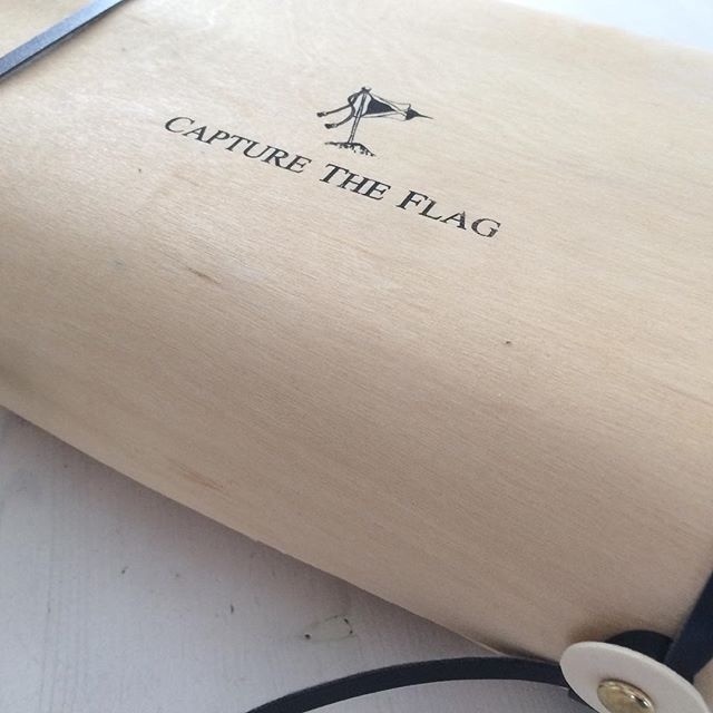 When a Capture The Flag shirt is sent from our webshop, it will be done in this wooden case. We hope the customer really feels like he's get