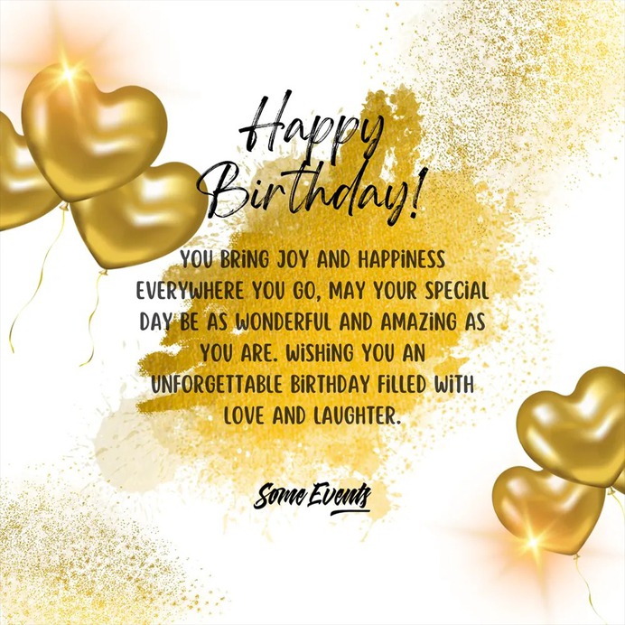 Short Happy Birthday Messages and Wishes.