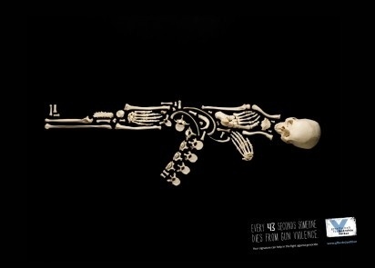 I Believe in Advertising | ONLY SELECTED ADVERTISING | Advertising Blog & Community » Gesellschaft für bedrohte Völker: Grenade, Kalashnikov, Tank #advertising