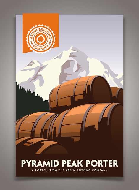 Aspen Brewing Company Packaging #beer #poster