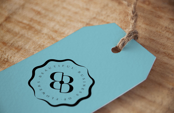 BB of Flowers #branding #logo #beautiful #business #flowers #weston #premium #usa #simple #minimal