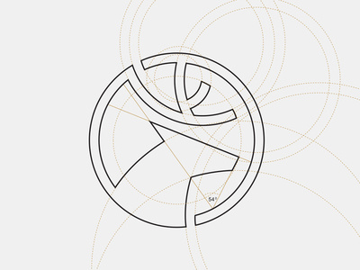 Dia Holdings - Logo grid system #vietnam #mark #deer #gird #construction #branding #logo #coin #grid #system #symbol #circle #bratus
