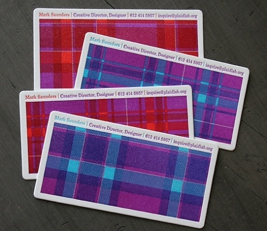 PlaidLab : Lovely Stationery . Curating the very best of stationery design #business #card #plaid #letterpress #identity