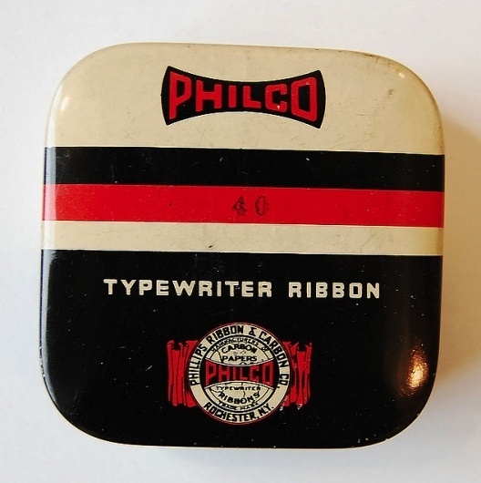 Vintage Packaging: TypewriterÂ Tins - TheDieline.com - Package Design Blog #packaging #ribbon #typewriter #typography