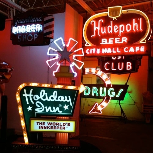 American Sign Museum in Cincinnati « Visualingual #sign #type #vintage #neon