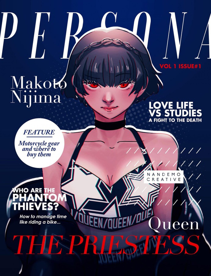 PERSONA – The Priestess by nandemocreative