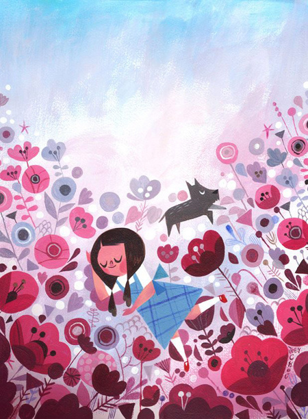 Dorothy in the Poppy Field #sillo