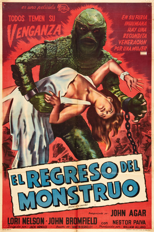 Revenge of the Creature (1955) #swap #illustration #horror #thing