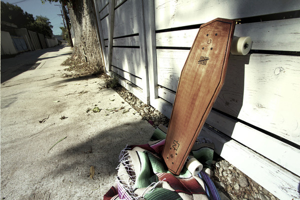 Thrash Venice Me and Gonzo #thrash #burn #meandgonzo #engraving #wood #venice #radness #custom #rad #skateboard #coffin