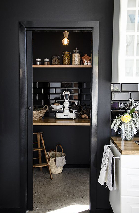 black, like i take my coffee / sfgirlbybay #interior #design #decor #deco #decoration