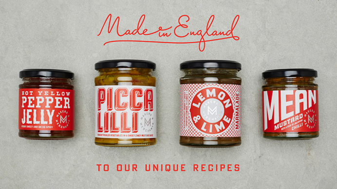 Maker and Merchants food packaging #packaging #typography