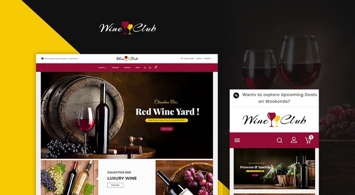 #Wine #Club & #Drinks – #Prestashop #Responsive #Theme | #TemplateTrip #eCommerce #Website #Design #Template