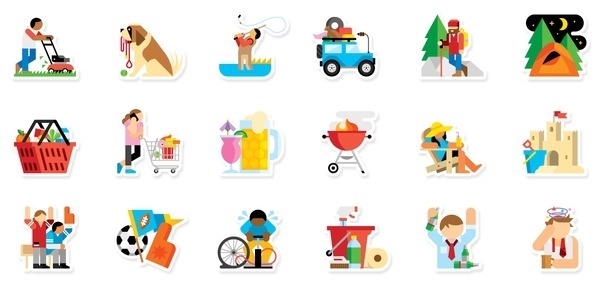 Path Stickers Always With Honor #icons