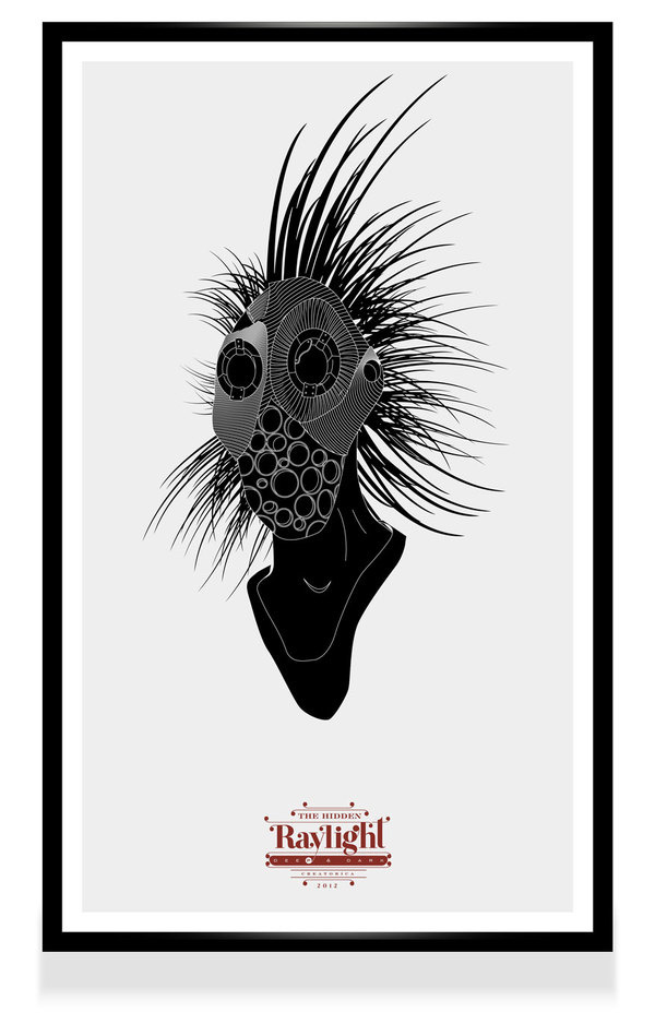 dark raylight #illustration #vector #character #poster