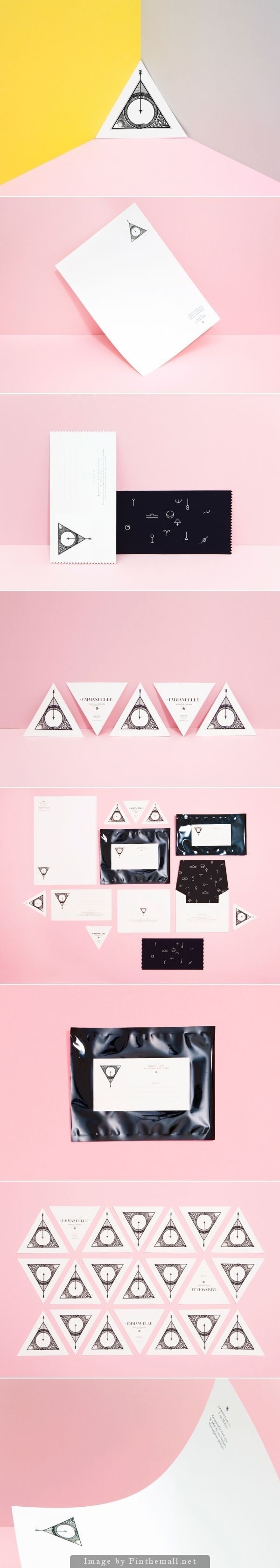 . #logotype #stationary #business #geometric #triangle #identity #cards