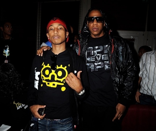 Nah Right » Pharrell-Jay #z #jay #bbc #pharrell