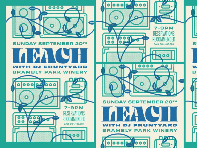 Leach Gig Poster