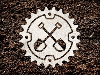 Dribbble - National Trails Day Logo by Alex Deckard #logo #illustration #vector #shovels