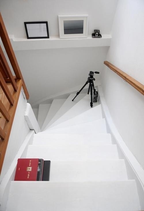 in the kitchen #interior #white #in #design #the #kitchen #stairs