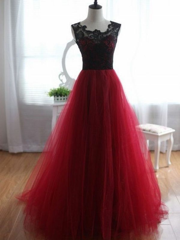 Red And Black Evening Dresses