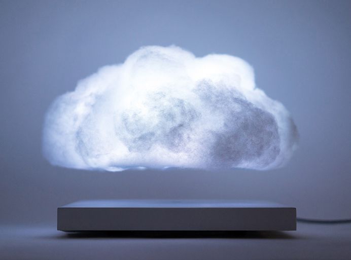 Floating Cloud - Magnetically Levitating Cloud Lamp