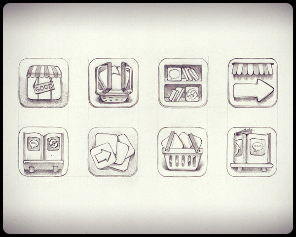 App icons design idea #115: App_store_sketch full #icon #design #app #sketch