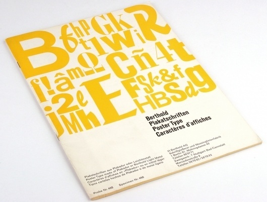 All sizes | Berthold Probe 468 | Flickr - Photo Sharing! #berthold #type #specimen #book