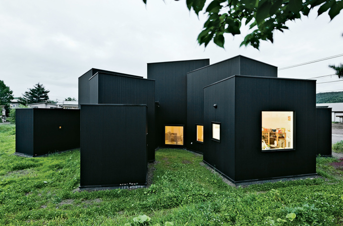 House O by Jun Igarashi #black #blackhouse #volumes #black #blackhouse #boxes #volumes