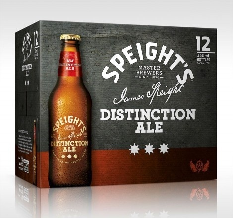 Speight's Distinction Ale Packaging #packaging #beer #label #bottle
