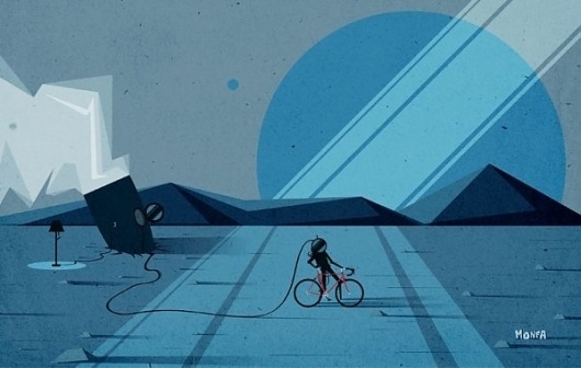 Illustration by Monfa | 123 Inspiration #monfa #illustration