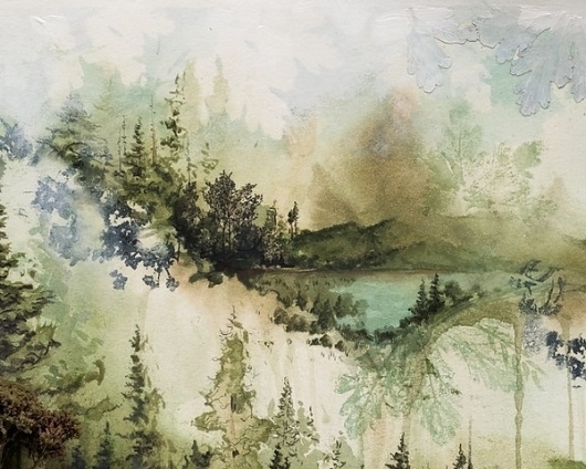 Bon Iver Album Cover on the Behance Network #album #iver #bon #euclide #gregory