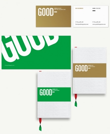 GOOD Brand — Work — AREA 17 #brand #layout #design