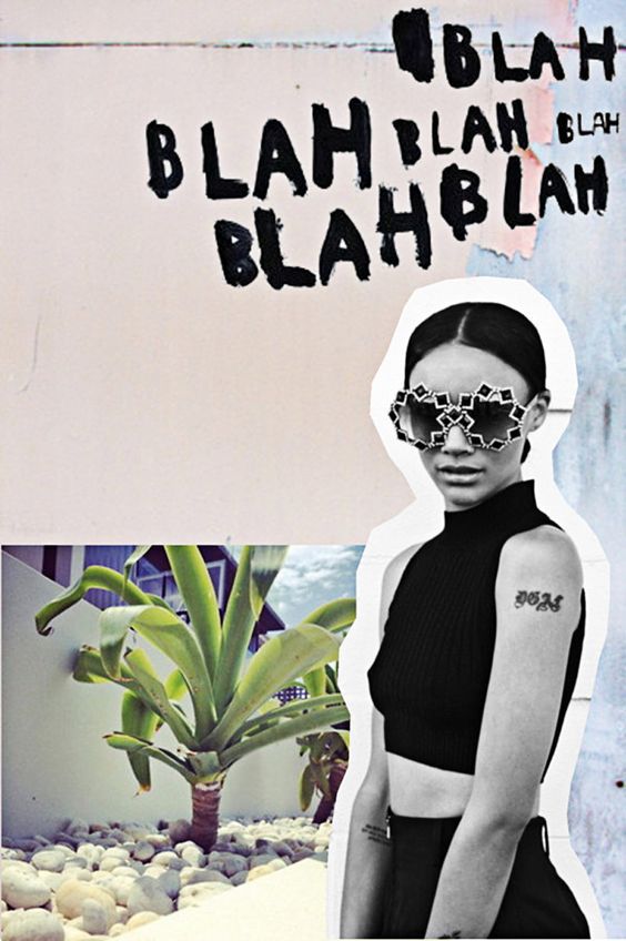 This cutout collage feel could be a cool way to keep it retro but have it still look cool