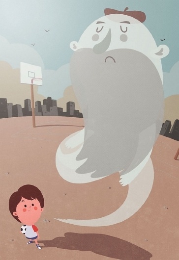 Old Ghost - mariolo.tv · art direction & motion design #old #illustartion #ghost